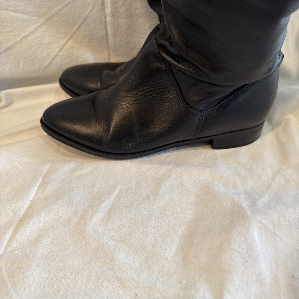 Dune London Rosalind Women's Black Slouch Boots Size  US 7 M / EUR 38 Casual - Picture 2 of 9